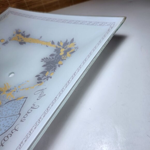 Vintage Holly Hobby Ceiling Light Glass Shade Cover 1970s Mid Century - Picture 13 of 16